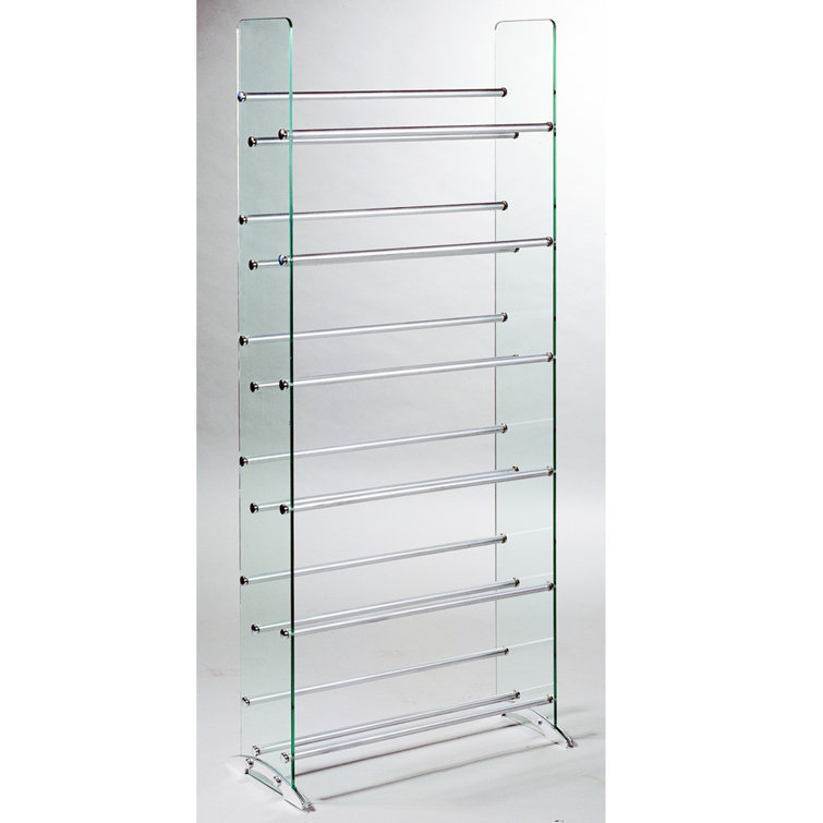 Symple Stuff Glass CD/DVD Rack for Storage 336 CDs 234 DVDs & Reviews